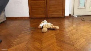 THREE GIRLS IN BOOTS CRUEL TRAMPLING TEDDY BEAR PLUSHIES DESTROYED