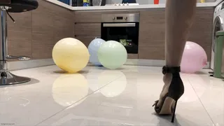 STILETTO HEELS AND YOUR BIG BALLOONS POPPED