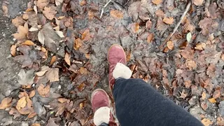 KIRA IS OUTSIDE IN HER MUDDY BOOTS