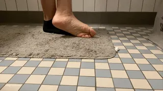 SEXY SOLES UNDRESSING FOR SHOWERING