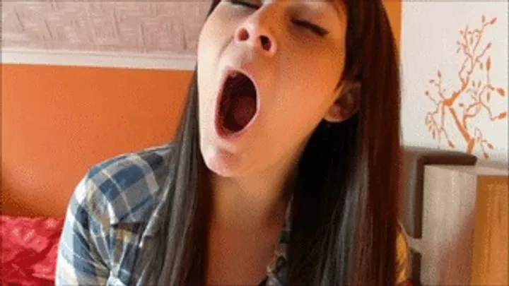 Sexy yawning