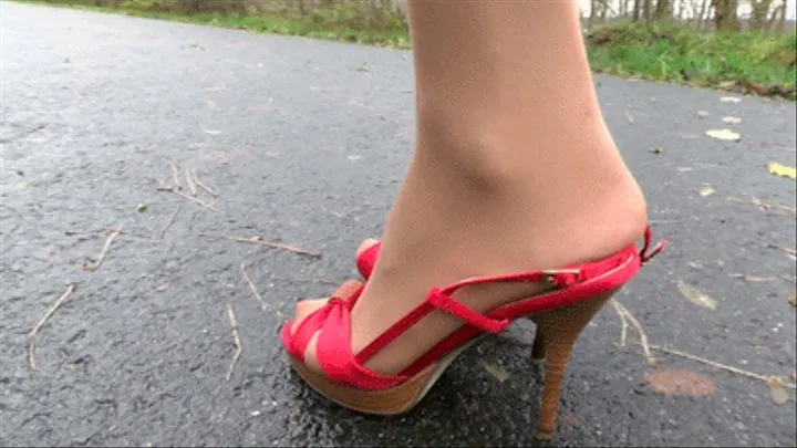 019. Larisa in her red high heels - Part 03