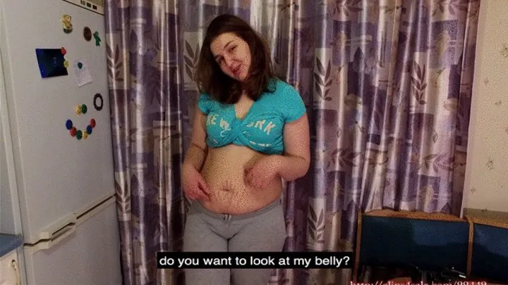 Belly button in lotion (Eng.subtitles)