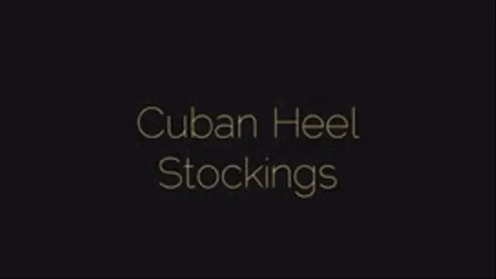 Backseam Cuban Heel Stockings