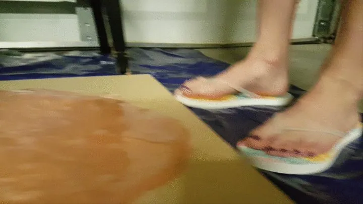 Lee Lynn Flip Flop Stuck in Peach Gum Trap