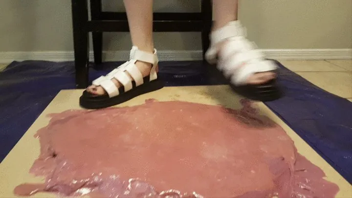 Skyler Moon Stuck in Platform Sandals