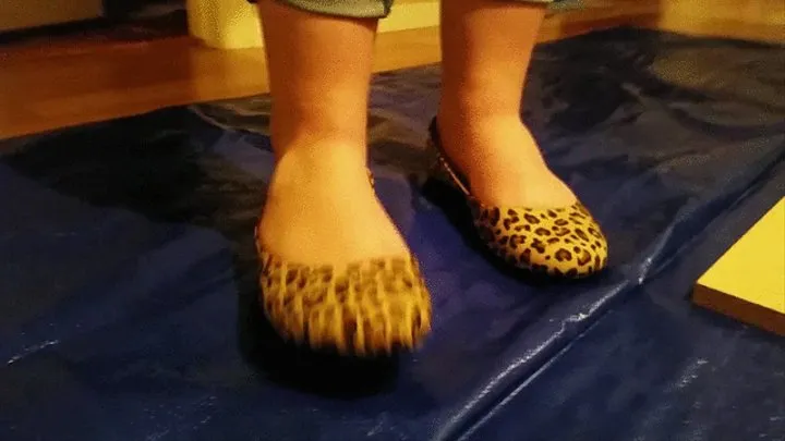 Jade Bunniii Leopard Print Flats Sticky Revenge Fail