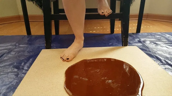 Larlene Rose Stuck Barefoot in Super Sticky Glue