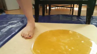 Larlene Rose Stuck Barefoot in Ultra Sticky Glue Trap