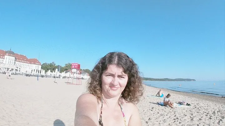 Running through the beach