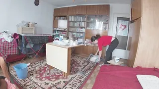 Quick vac in living room