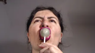 Sexy lollipop sucking, custom clip