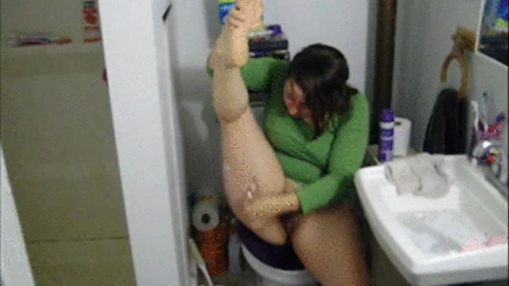 Shaving My Legs On The Toilet