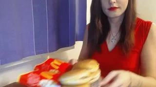 Cheeseburger gluttony