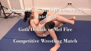 F986 - Goth Delilah vs Mel Fire