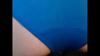 Lots of Juicy farts in Blue Panties