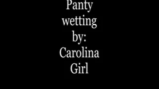 Panty wetting