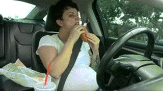 Pregnant facestuffing and burping MOBILE