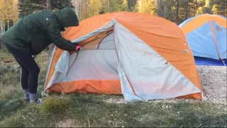 Zippering - Tent Camping Part Two - Outside