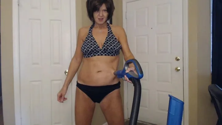 Bikini Belly Sucking With Vacuum Hose