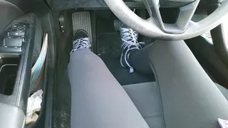 Pedal Pumping In Sneakers