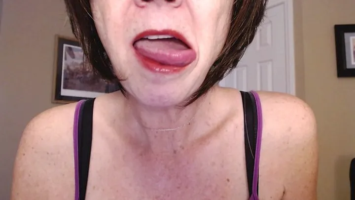 Lipstick And Teeth Licking II