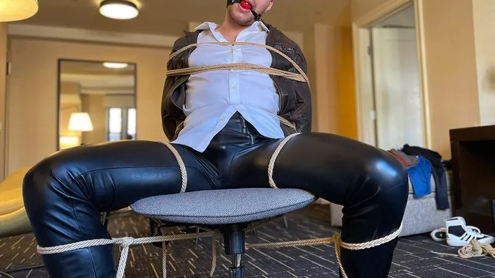 Biker Boy Thiago in Bondage