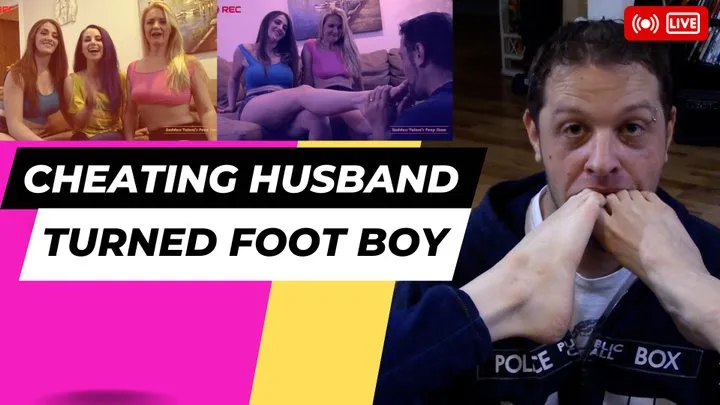 Cheating Husband Turned Foot Boy - Ft Terra Mizu, Lisa Harlotte and Vin Glass