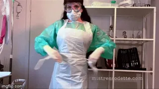 Doctor Odette gasses you with a Bag Valve Mask