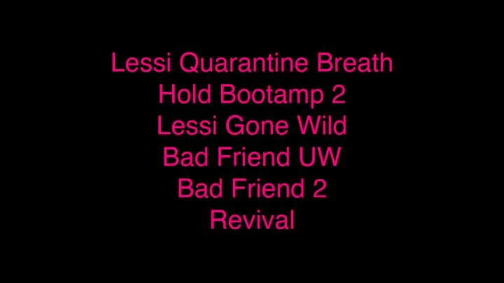 Lessi Bathtub Breath Hold and Peril Bundle