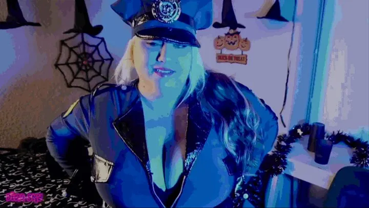 Flirty Busty Cop Sucks you Down