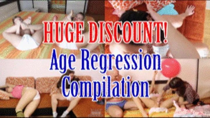 Age Regression Compilation. Part I-V. HUGE DISCOUNT!