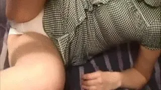 Tracey Lain Gingham green schoolgirl arse fucking