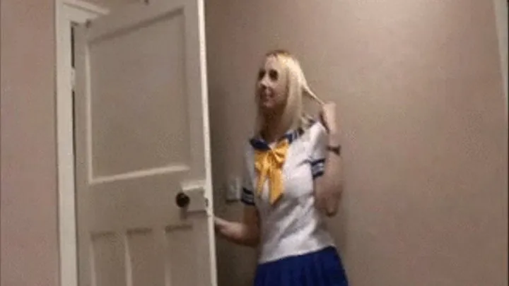 Tracey Lain cosplay japenese schoolgirl arsefuck