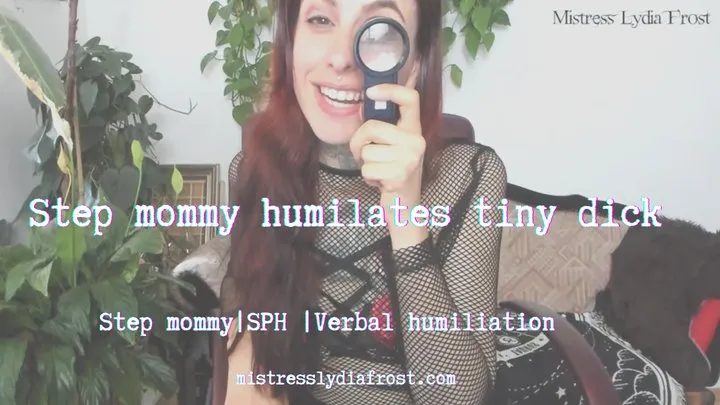 Step-mommy humiliates tiny dick