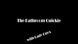 The Bathroom Quickie w/ Lady Onyx