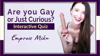 Are you Gay or Just Curious? (Interactive Quiz)