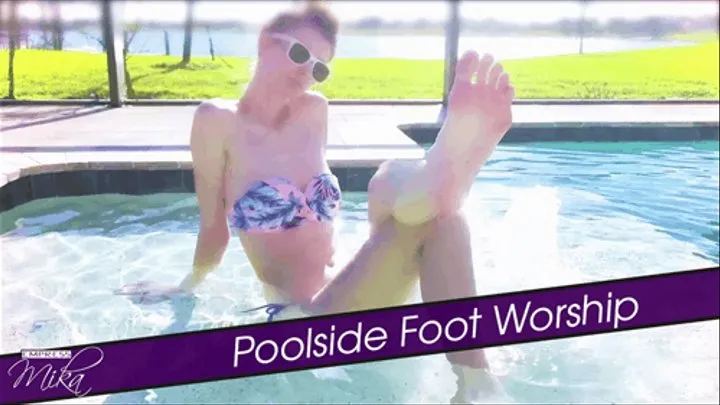 Poolside Foot Worship