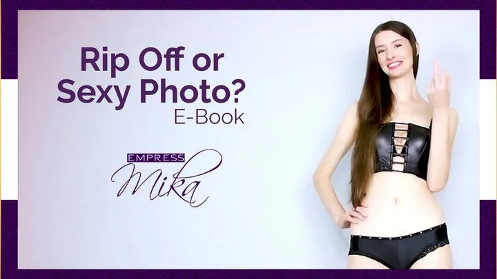 Rip Off or Sexy Photo? (E-Book)