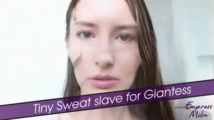 Tiny Sweat slave for Giantess