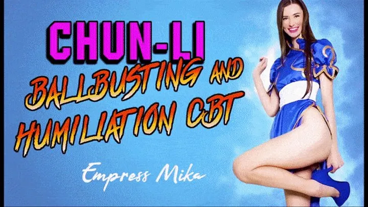 Chun-Li Ballbusting and Humiliation CBT