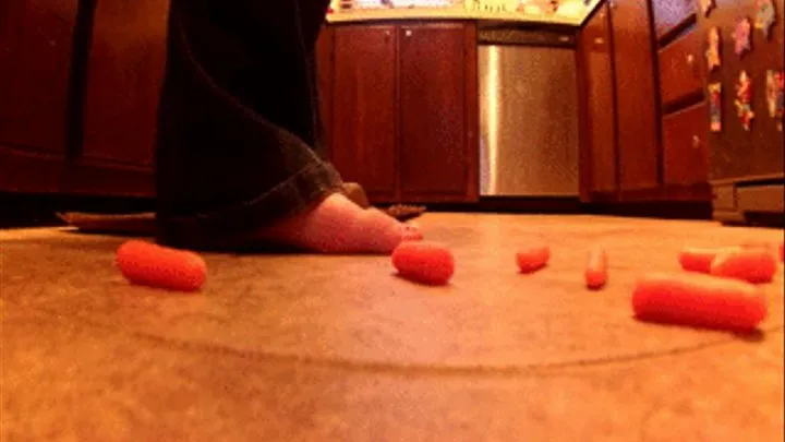 Brutal Crushing of Carrots Under My Feet