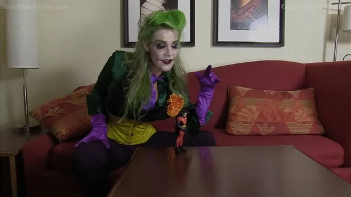 Jokers step-daughter captures Batman and Robin