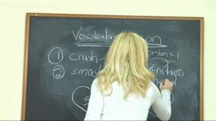 BlondeZilla in Classroom Snack time