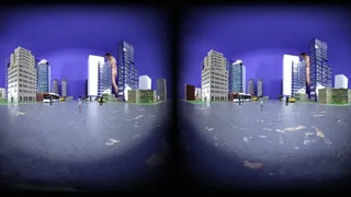 Tiny in the city with Ayla - 3D 180 VR