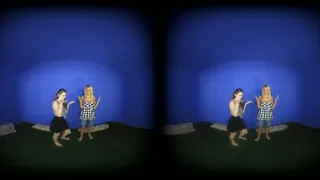 Keri and Misty JOI Shrinking 180 VR 3D