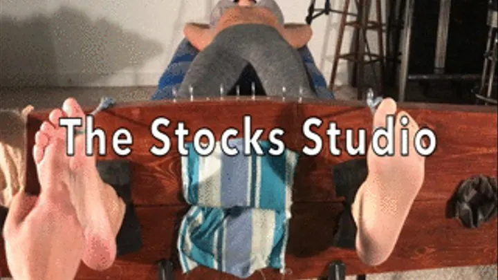 Veronika Tickled in Stocks pt.2 (Barefoot+Nylon+Upperbody)