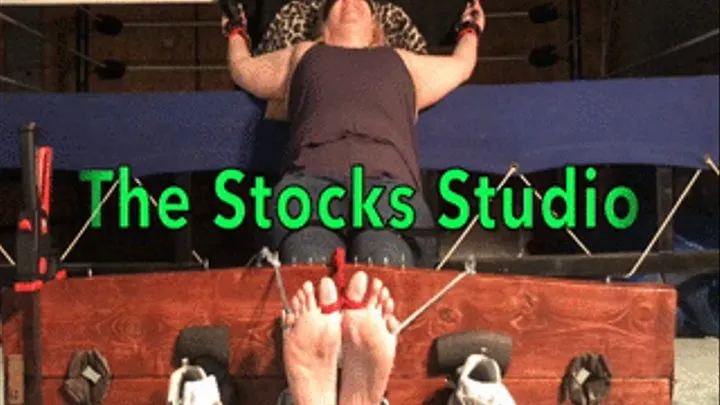 Lynn tickled in the stocks pt.2