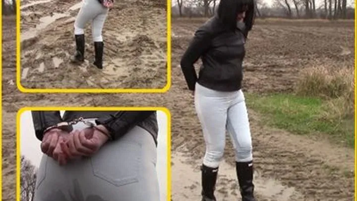 Handcuffs, mud and pee in new treggings