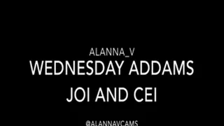 Wednesday Addams Joi and Cei